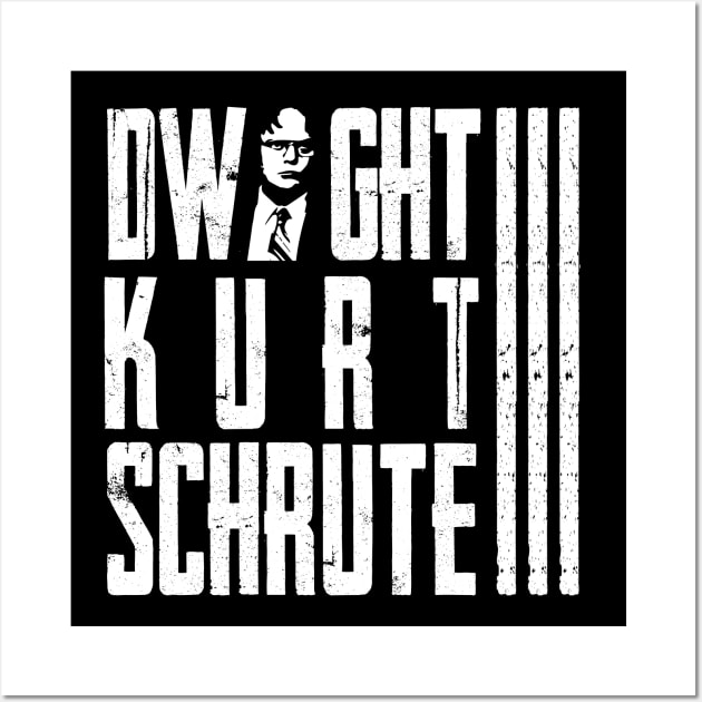 Dwight kurt Schrute 3rd Wall Art by HurdyGurdy